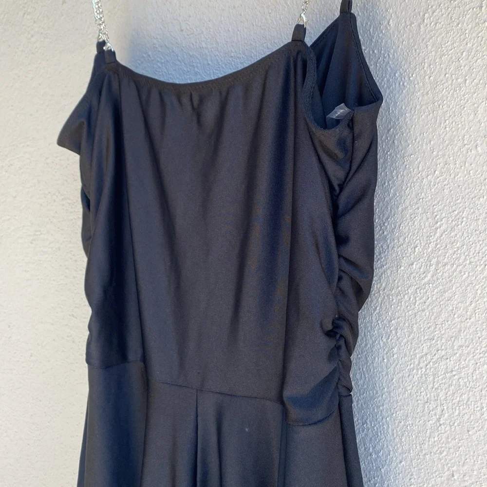 Windsor NWT Bling Fling Satin Rhinestone Skater Dress M - Picture 11 of 12